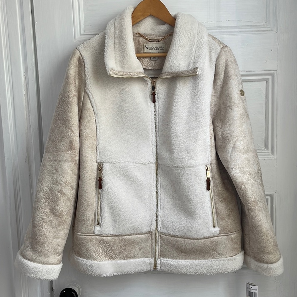 KOOLABURRA BY UGG Women's Faux Shearling Moto Jacket